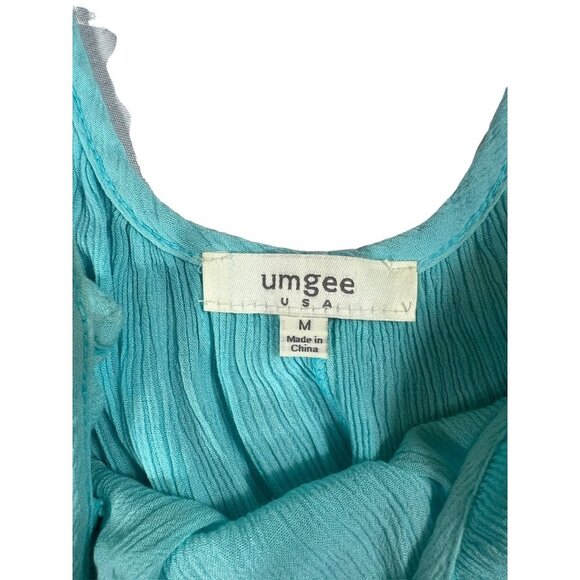 Umgee Women's Light Blue Tie Dye Dress - Picture 3 of 7